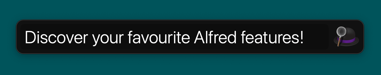 发现 Alfred 功能